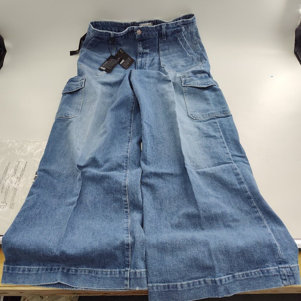 Paige Women's Harper Utility Cargo Jeans 33Wx30L      P#273@CMK